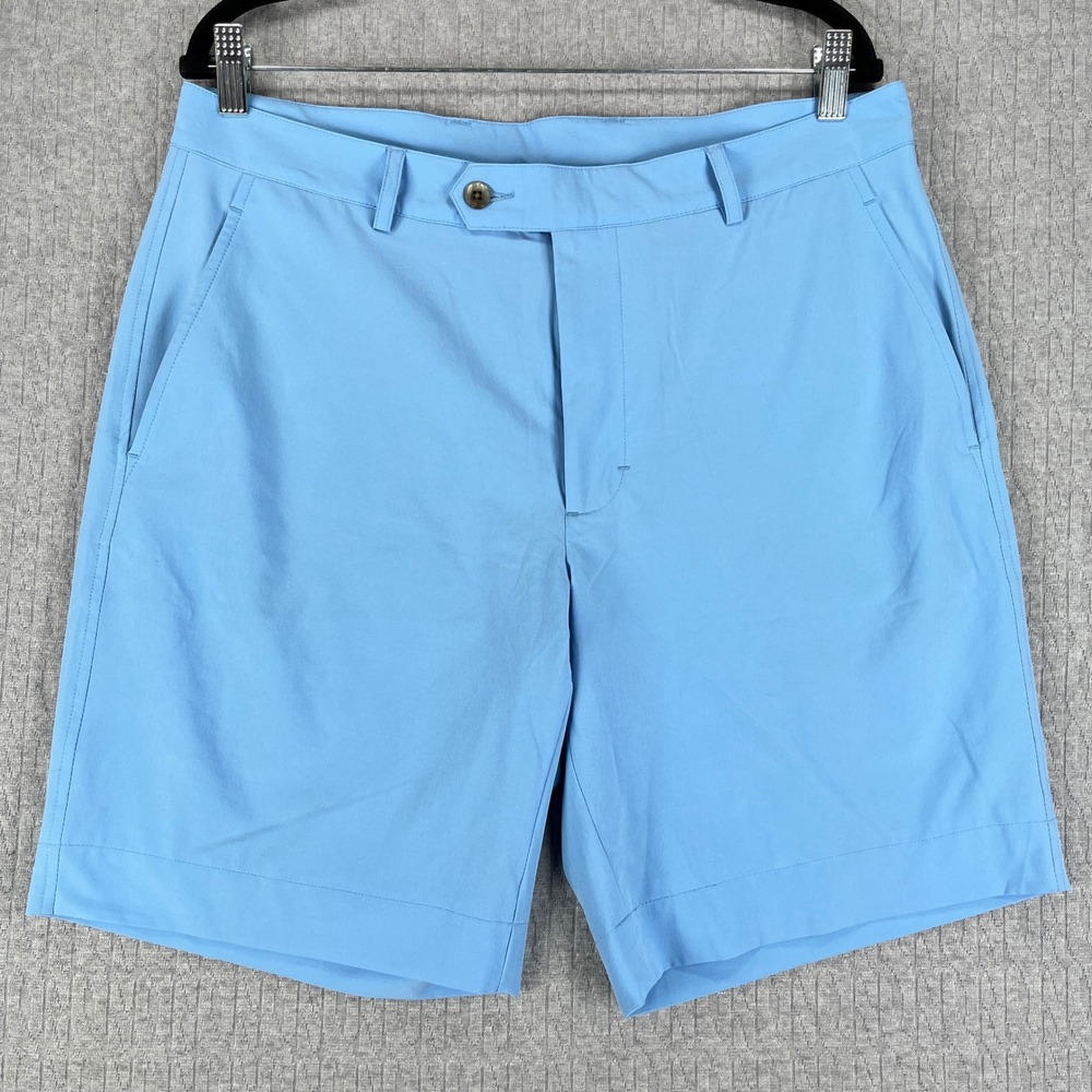 Fairway & Greene Golf Shorts 34 and Shirt L Blue Trump New York Tech Performance - Picture 8 of 16